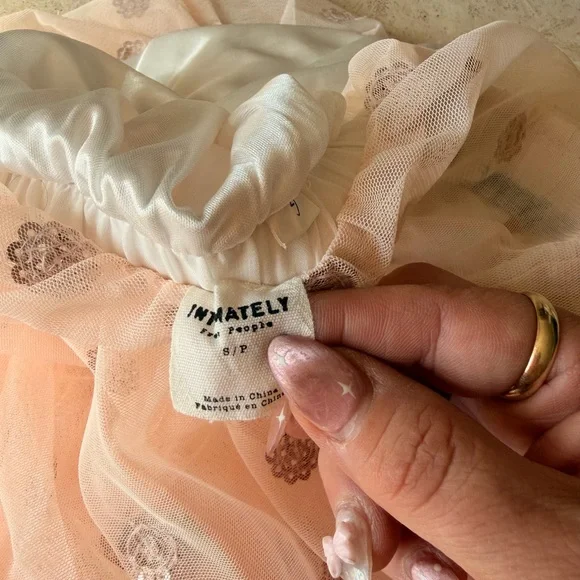 FP Movement by Free People Embellished Maxi Skirt in blush pink - Picture 6 of 9